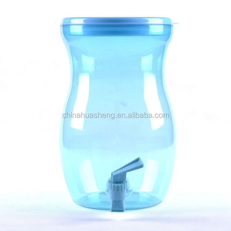 真円度プラスチック飲料ディスペンサー/bpaフリープラスチック製の冷水ディスペンサージュースディスペンサー仕入れ・メーカー・工場