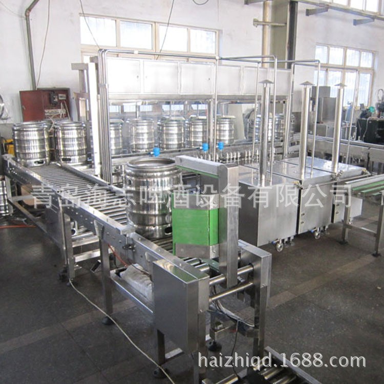 ビール樽洗濯と充填小さな生産機械ライン仕入れ・メーカー・工場