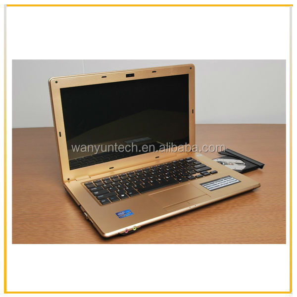 ネットブック14.1''1037uデュアルコアインテルceleronを搭載したラップトップdvd-rwrj45ポート問屋・仕入れ・卸・卸売り