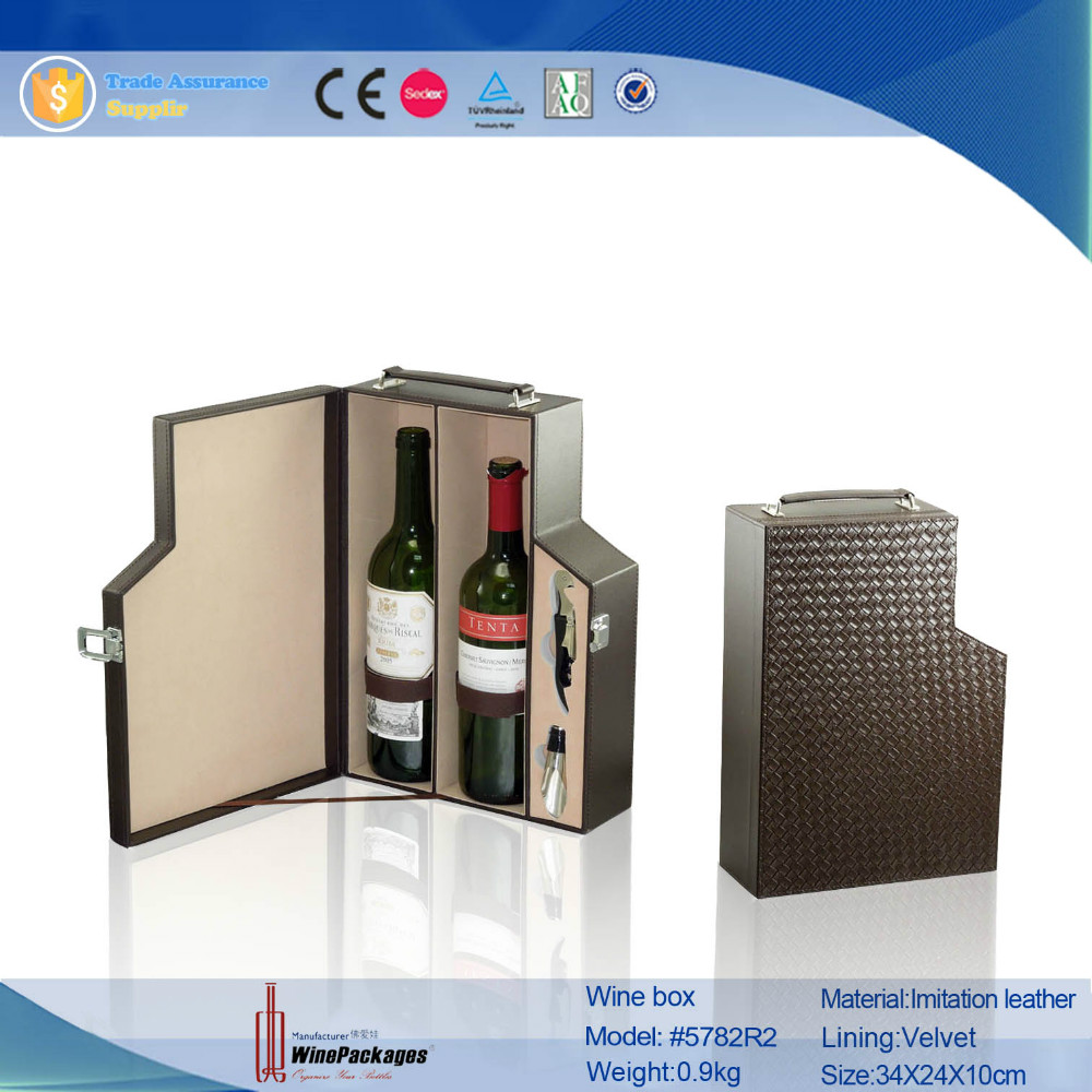 china wholesale custom gift packaging box type paper wine box