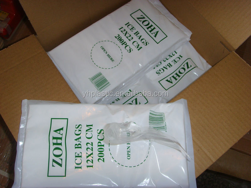 HDPE/LDPE clear flat bags used package fruits,breads ,sugar , other foods