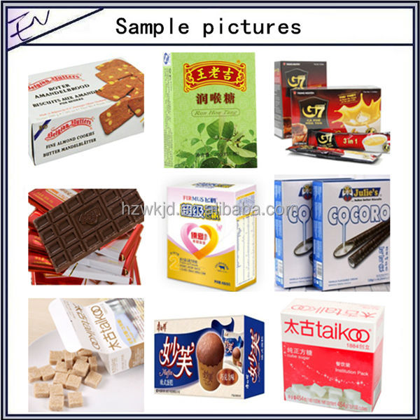 Multifunctional automatic chocolate bar carton packing machine