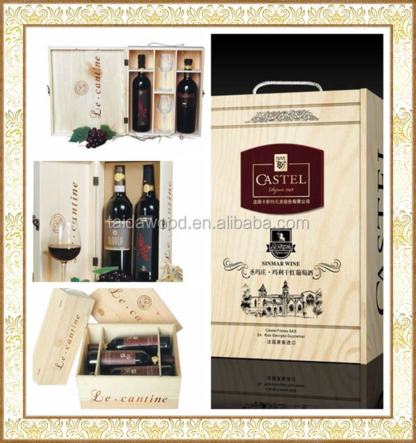 Wholesale wooden wine boxes for sale