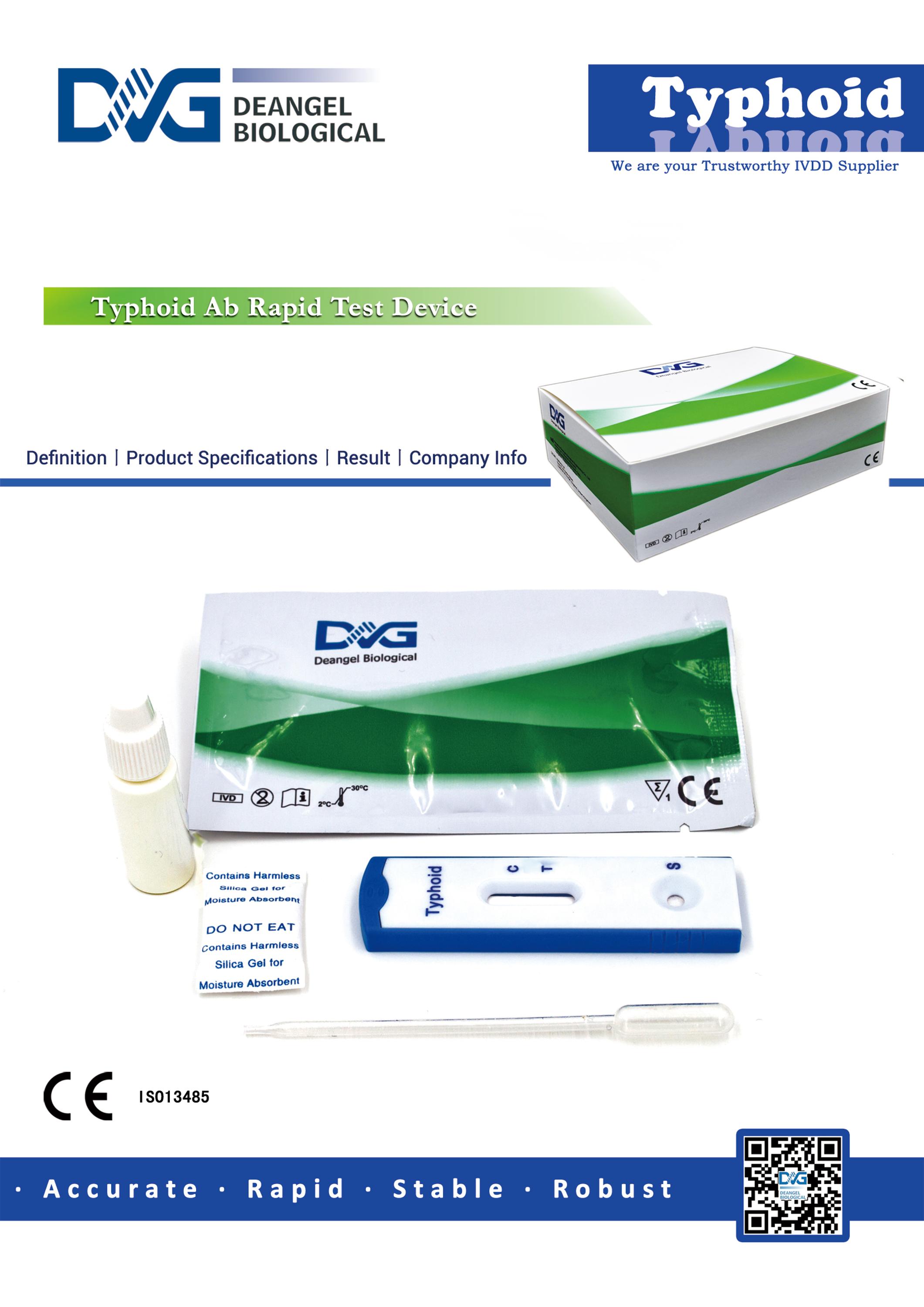 Typhoid Ab Rapid Colloidal Diagnostic Test High Quality Buy Typhoid