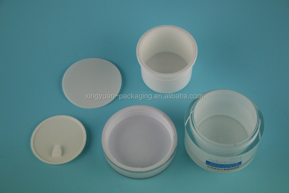 おしゃれなデザイン80g厚い壁jarsacrylicボトル化粧品容器プラスチッククリーム仕入れ・メーカー・工場