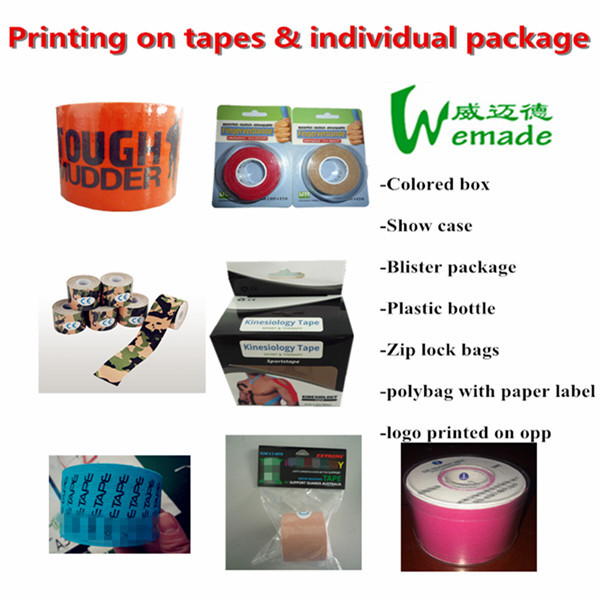 接着剤、 印刷、 ネシオロジーテープ療法wemade/スポーツテープce/fda/iso仕入れ・メーカー・工場