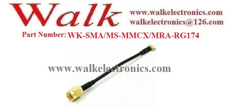 Mmcxsmarg174cable/mmcx男性のジャンパケーブル/smaコネクタケーブル: オスsmammcx男性の右の角を持つrg174ケーブル仕入れ・メーカー・工場