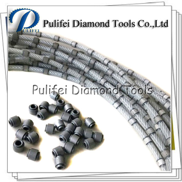中国pulifeiダイヤモンドワイヤーを切断しました焼結で切断大理石の具体的なワイヤービーズを見たダイヤモンドワイヤーソー機械問屋・仕入れ・卸・卸売り