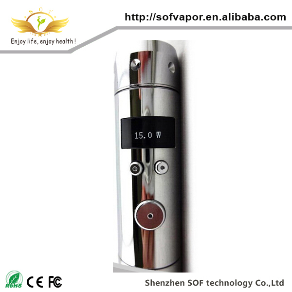 Shenzhen SOF VV 3~6V VW 3~15W OLED Screen T-max S80 Ecigator Vamo,5000mah Battery Ecigator Vamo