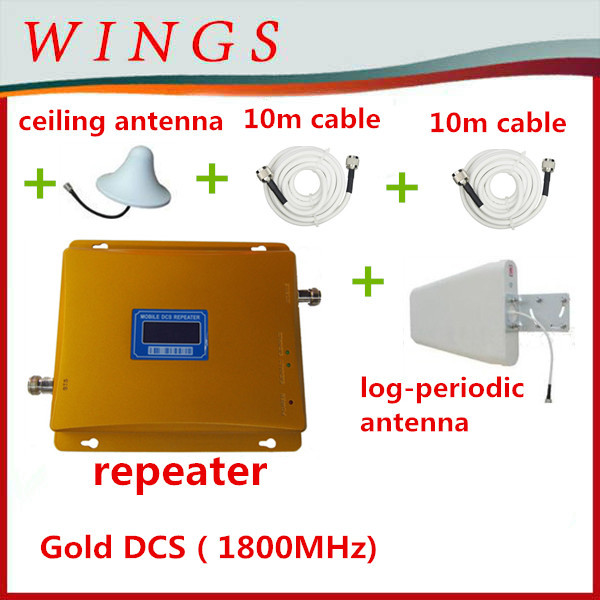金セットdcs信号repeater+poweradaptor+outdoorログ- 周期アンテナで10メートルcable+indoor10mケーブルと天井のアンテナ問屋・仕入れ・卸・卸売り