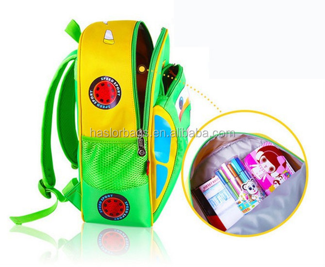 Car Design of Student Backpack /School Bag New Boy