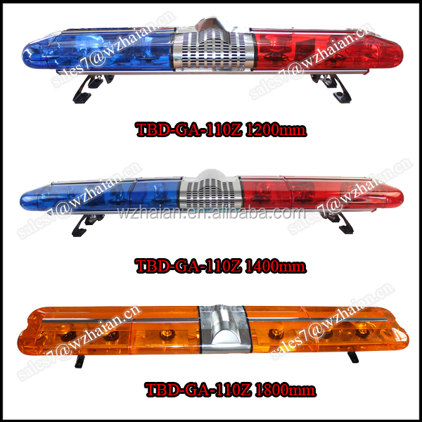 緊急のストロボlightbarアンバーlightbar回転警告lightbar警察車のためのロータリーtbd-ga-110z1800ミリメートル仕入れ・メーカー・工場