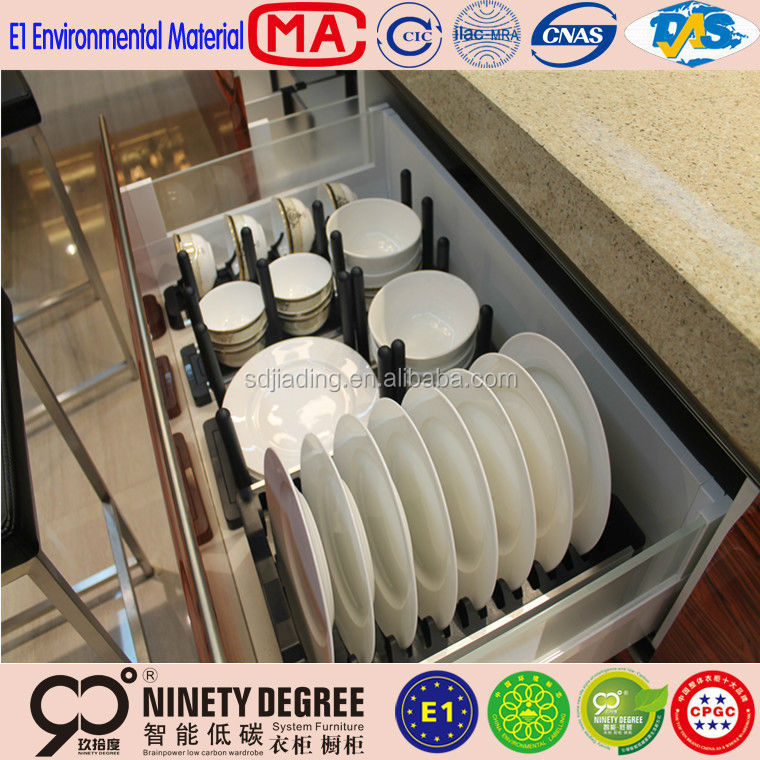 13 years' Australia project experience manufacturer modern dark chocolate melamine kitchen cabinet