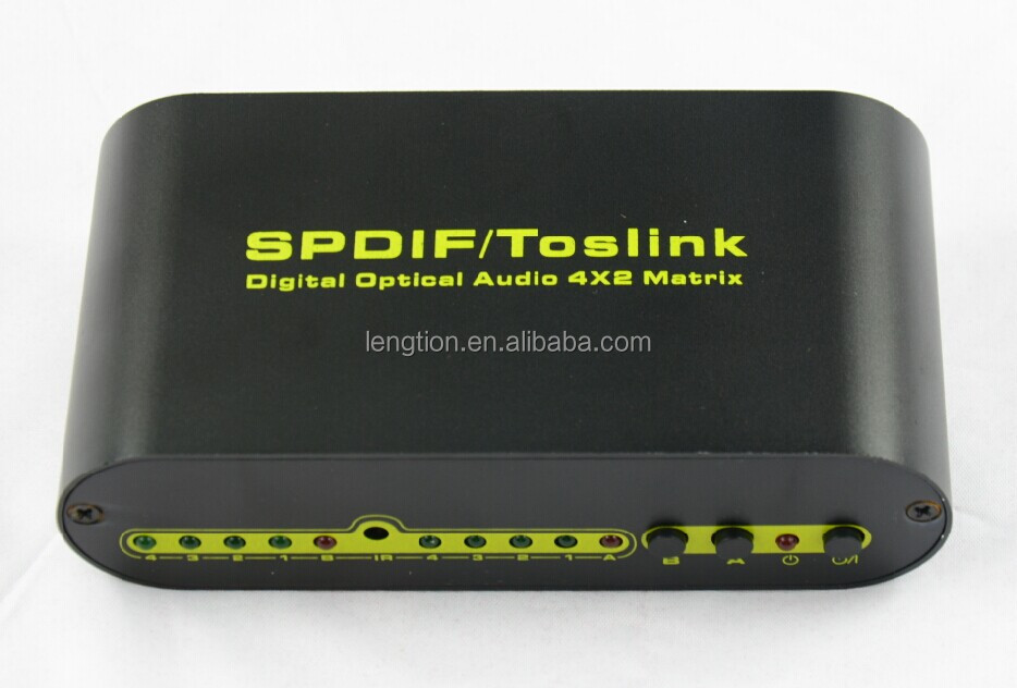 デジタル光真tosl<em></em>inkオーディオスプリッタスイッチャー4x2のサポートdts-hd/dolby- 真hd/lpcm2.0/dts/dolby- ac3dsd/問屋・仕入れ・卸・卸売り