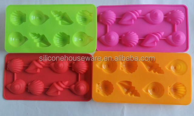 Mould Party Conch Silicone Ice cube Chocolate fondant cake Mould.JPG
