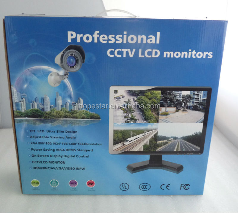 Bnc4:3正方形の画面のhddドッキングステーション15インチcctvモニター問屋・仕入れ・卸・卸売り
