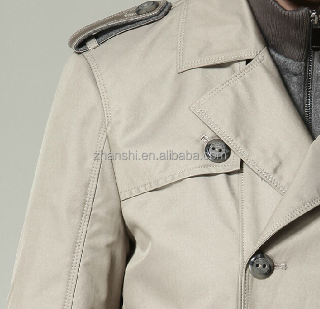 中国卸売のファッション衣類春秋スリムフィットダブルブレストミンクのコート男性用仕入れ・メーカー・工場