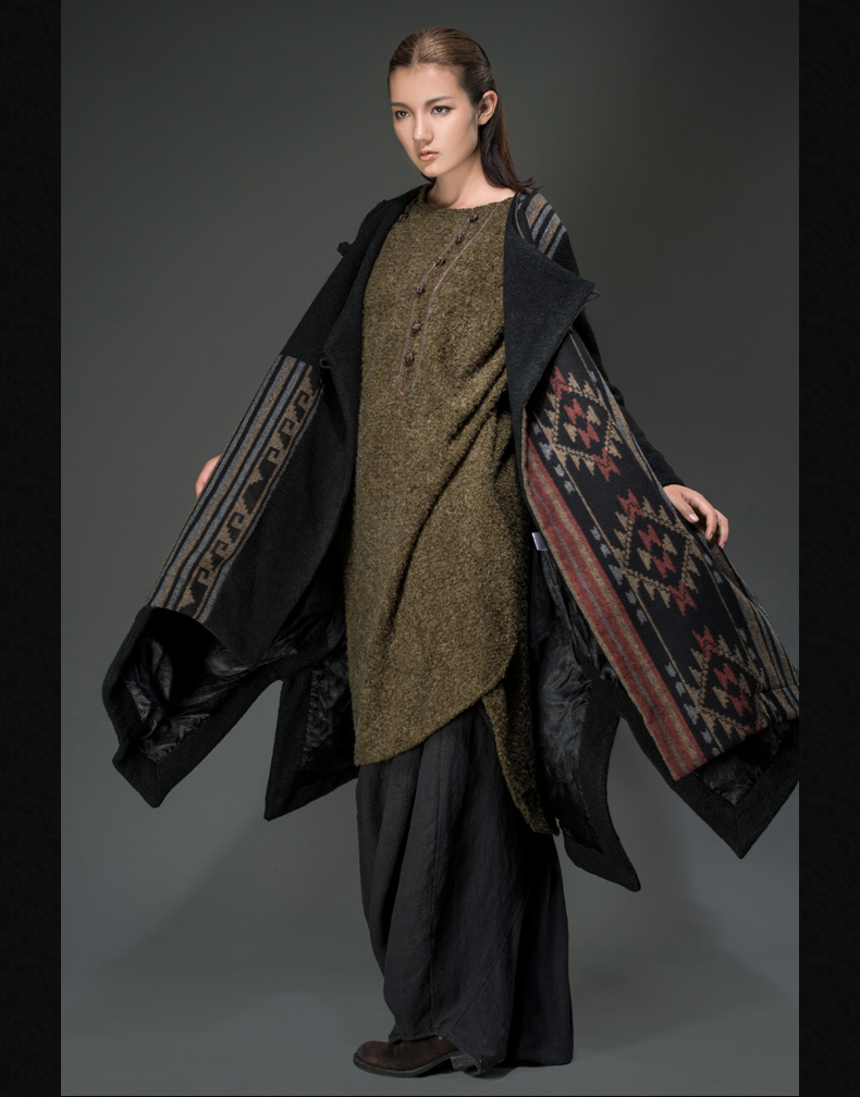 欧州西部lunkuo2014年秋スタイル拡張底綿l144y004女性プラスサイズのウールコート仕入れ・メーカー・工場