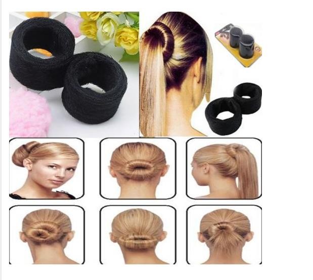 フレンチスタイルおだんごヘアメーカー-18センチローラーポッパー黒-も使用用フレンチツイスト 問屋・仕入れ・卸・卸売り