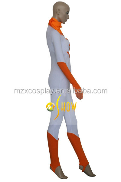 カバーましろ苦無漂白剤コスプレ衣装cosセクシーなハロウィーンのジャンプスーツ女性白任意のサイズ問屋・仕入れ・卸・卸売り