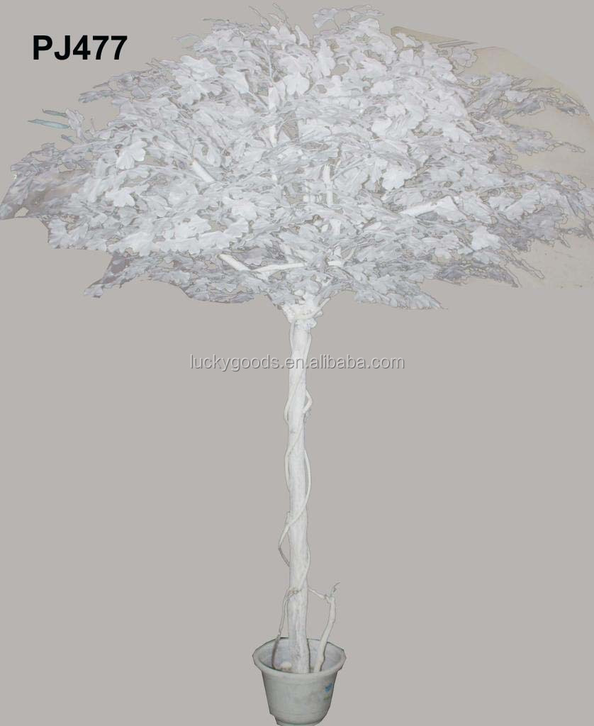 熱い販売の銀杏装飾的な人工的な白いツリーツリーの結婚式仕入れ・メーカー・工場