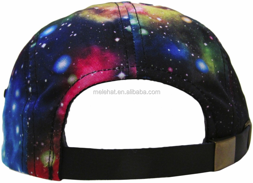 5パネル帽子キャップ帽子サイクルスペースバイカー新鮮な銀河銀河スナップバックキャップ帽子新しい調節可能なレザーストラップ仕入れ・メーカー・工場