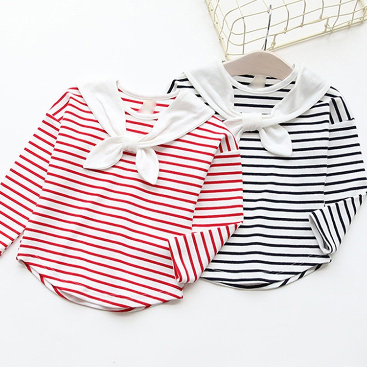 YD3227wholesale子供服ストライプのコットン子供tシャツ仕入れ・メーカー・工場