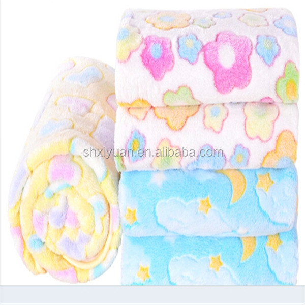 高品質かわいいジャカードフランネル/ベビー毛布卸売/ソフトベビー毛布問屋・仕入れ・卸・卸売り