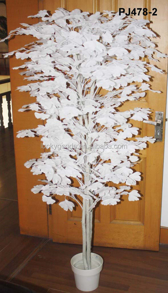 熱い販売の銀杏装飾的な人工的な白いツリーツリーの結婚式仕入れ・メーカー・工場