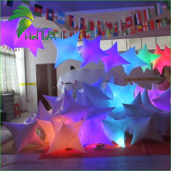 Color Changing Inflatable led Christmas Star Lights 1