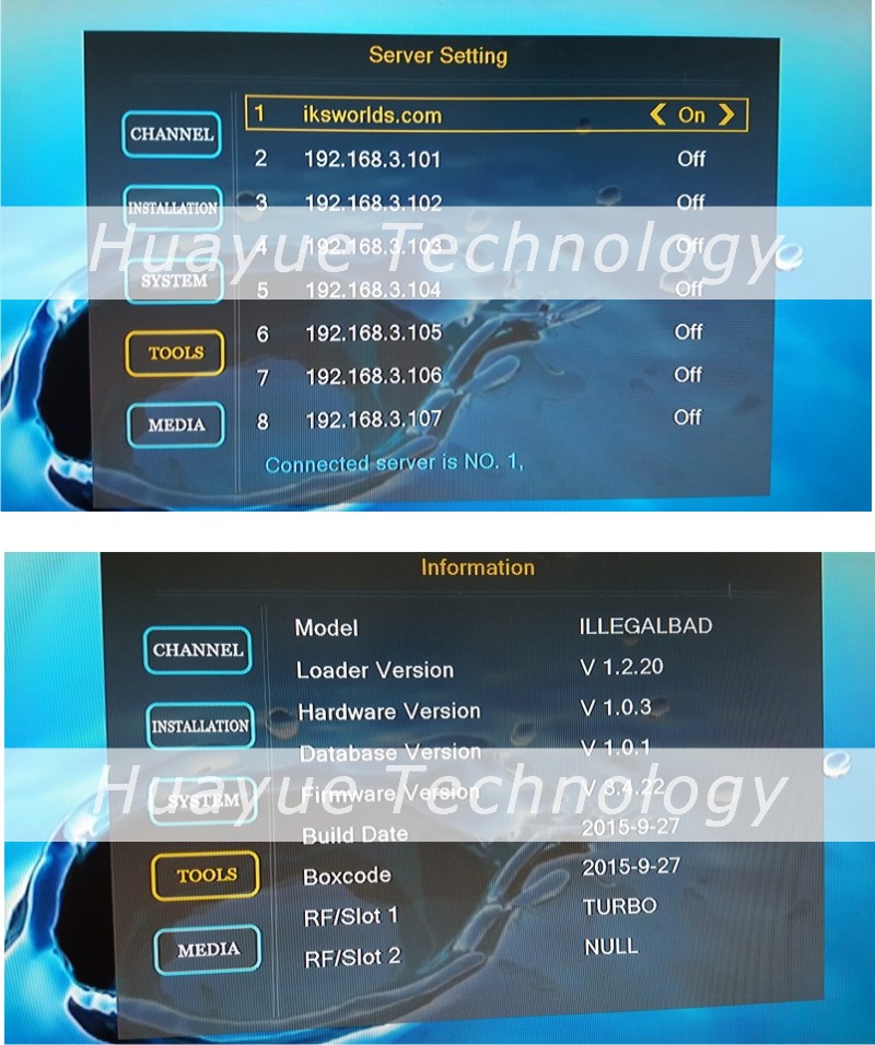 Original combo hd hybox v26 Turbo 8PSK Jyazbox Ultra HD V15 jyazbox v16 hybox v26 Satellite TV Receiver With for north america