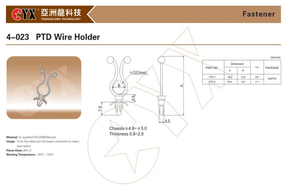 Pcb ファスナー ワイヤー ホルダー ねじ込み ワイヤー ツイスト ネクタイ仕入れ・メーカー・工場