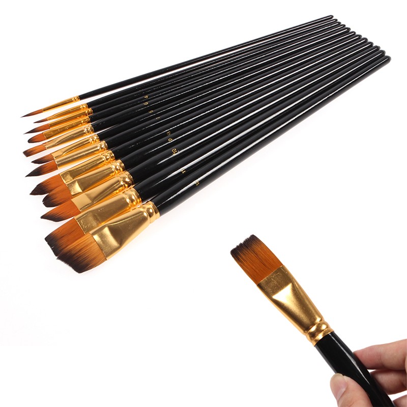 Best Sell Top Quality Artists Paint Brushes,Wholesale Set Of 12 Aritist