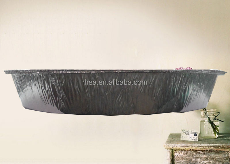 circular aluminium container (cn) is well used for food catering