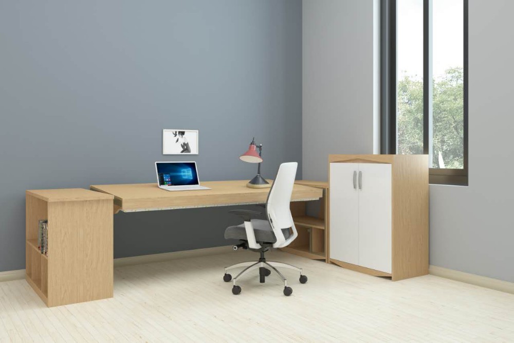 Korean Computer Desk And Bed Bookcase Combination Furniture