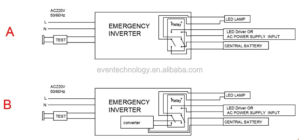 16w Emi Lt Led Emergency Ballast For Led Tube 220v Emergency Led Driver