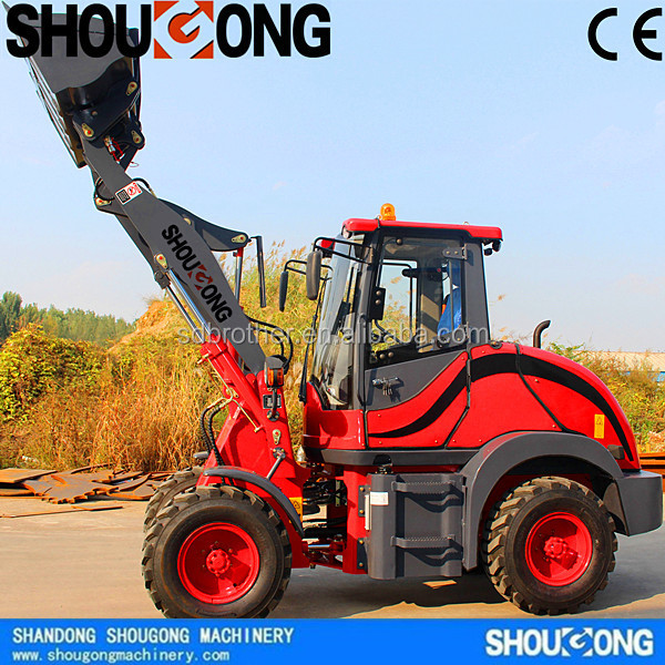 Shougong SG10F 1000 キログラム小さな ミニ コンパクト ホイール ローダー仕入れ・メーカー・工場