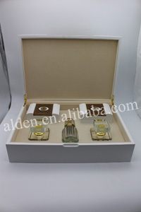 2015新しいデザインクリスタル香水瓶木製ボックスギフトセット[ m89]仕入れ・メーカー・工場