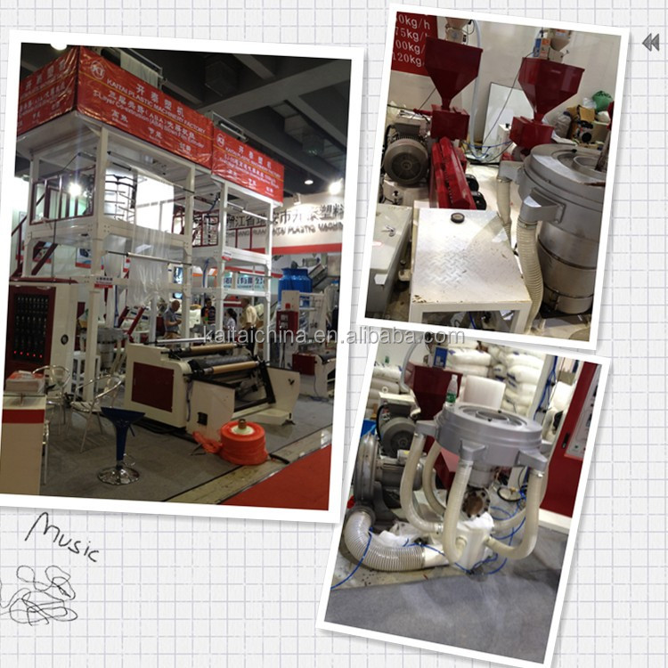 ABA film blowing machines in the fair