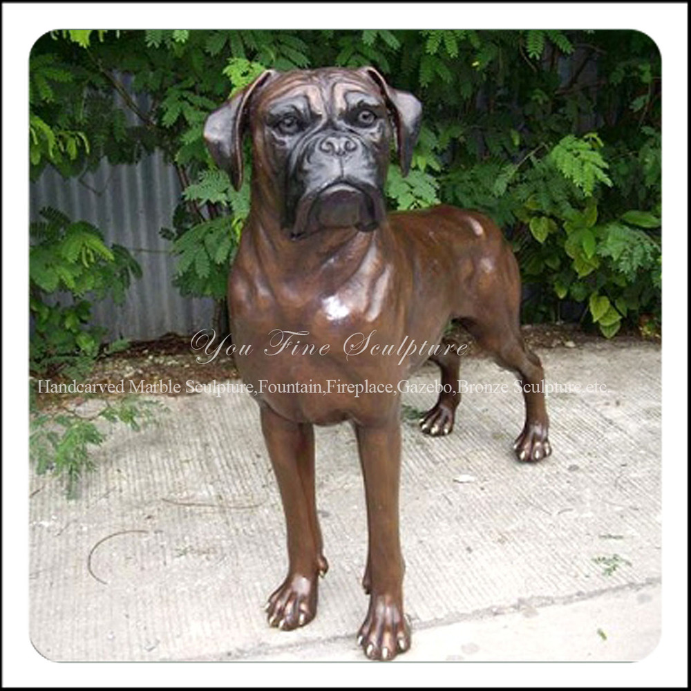 boxer dog statues for sale