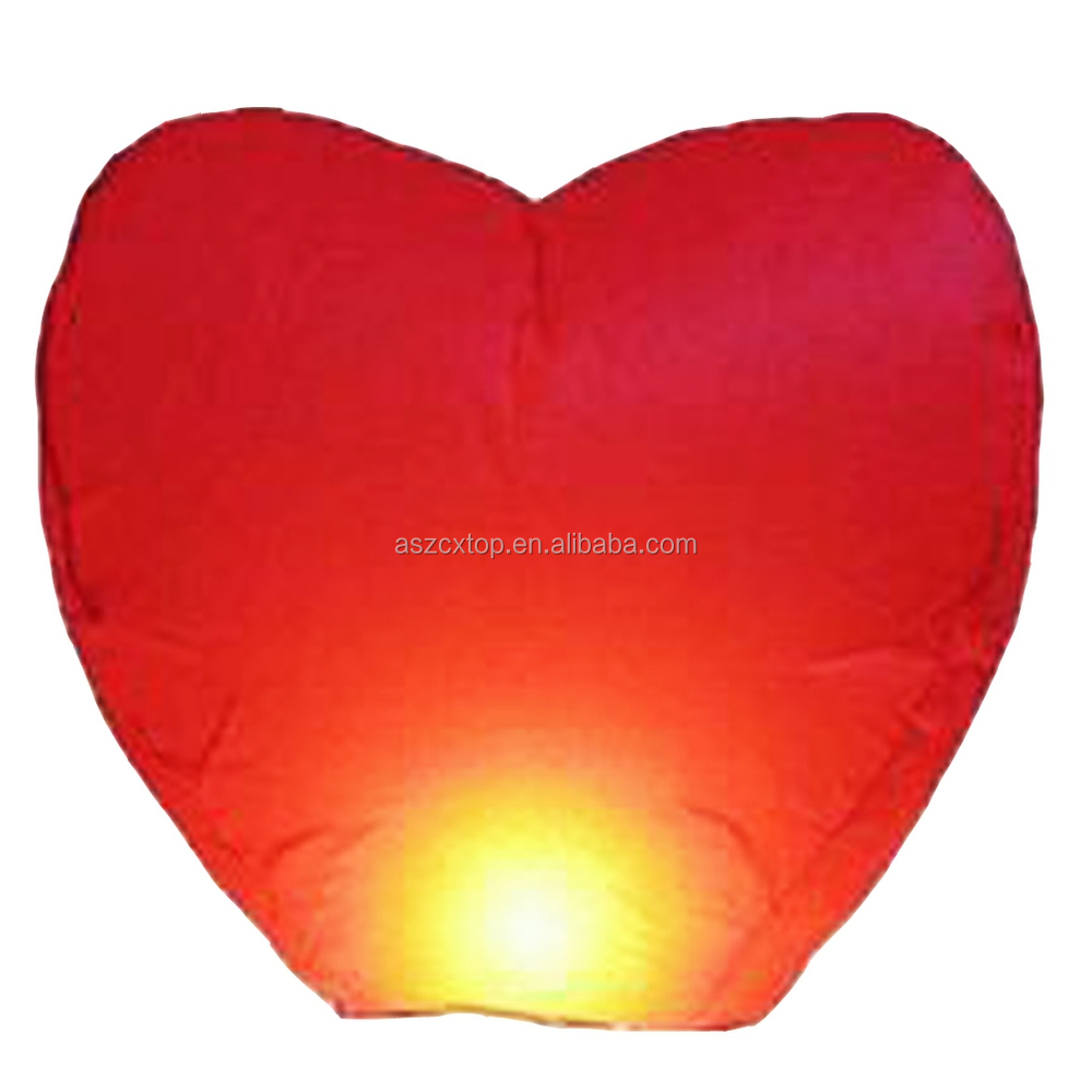中国の空のランタンの紙の心臓天灯仕入れ・メーカー・工場
