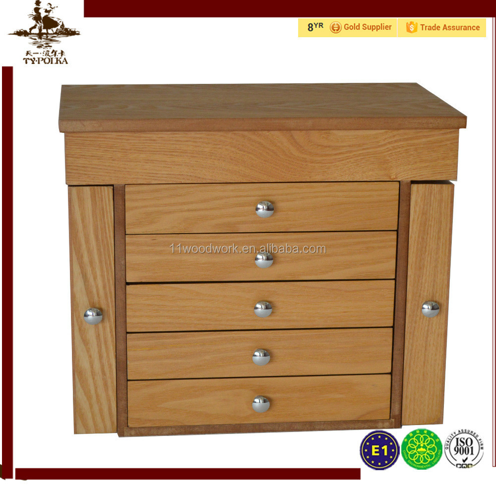 christmas gift wooden jewelry cabinet jewelry box with nature