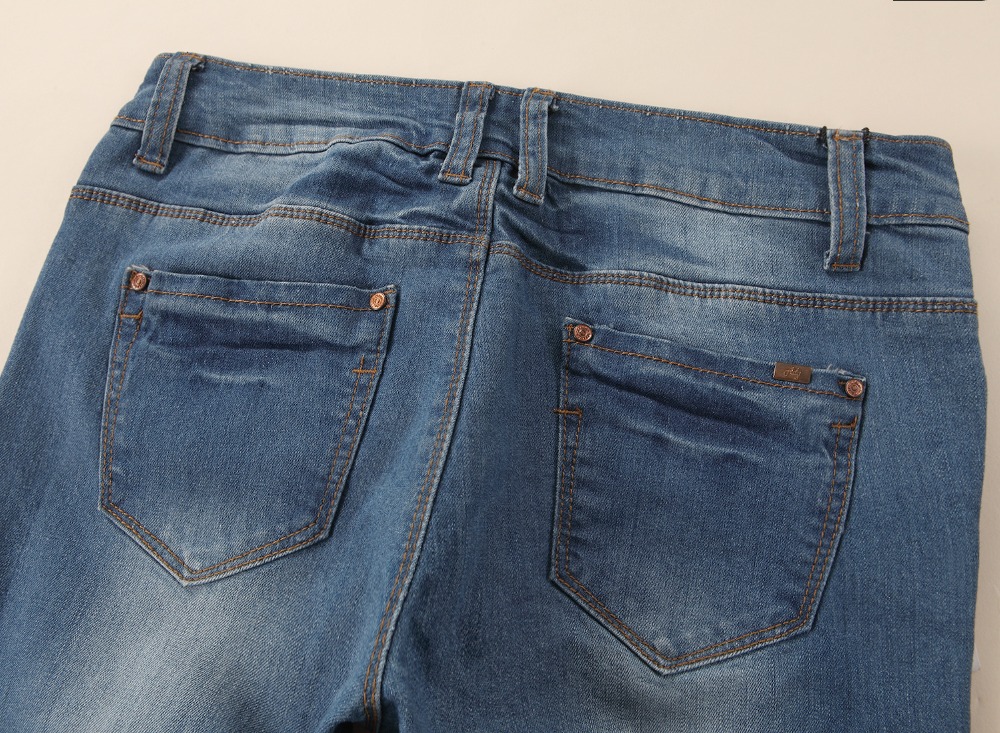熱い販売の女性のジーンズ株式によるデニム生地中国製仕入れ・メーカー・工場