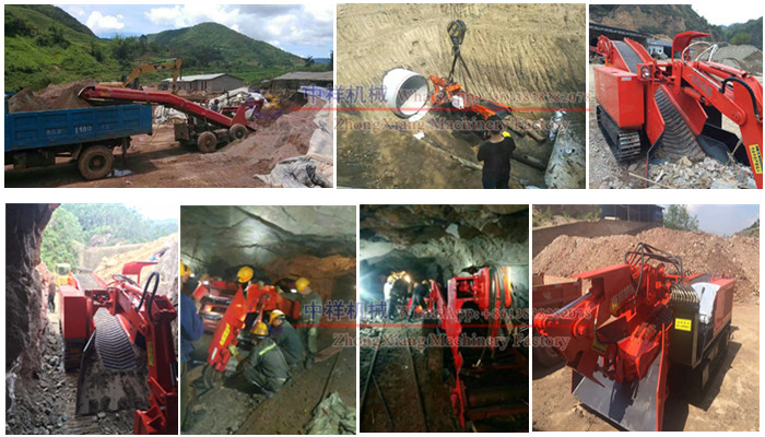 Zhongxiang underground rock mining tunnel drilling digging mini tunneling machine