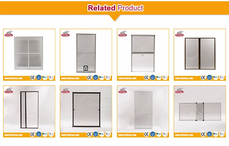 Hot selling environmental fiberglass mesh aluminum sliding window frame