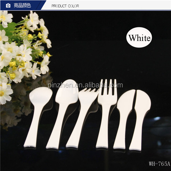 plastic disposable spoon fork knife set for pinic