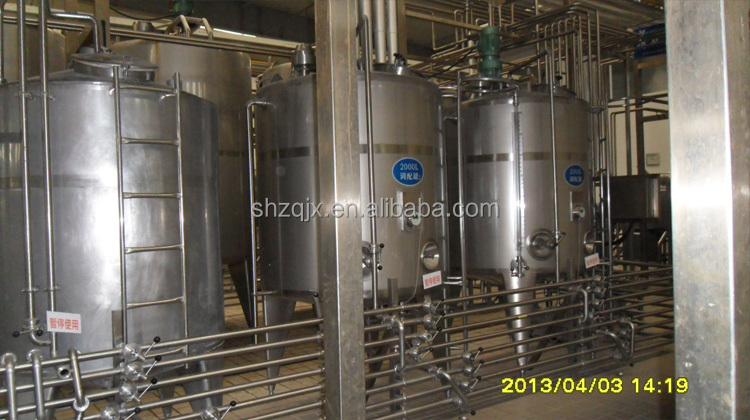 2000L/H Pasteurized milk complete processing line on turkey basis