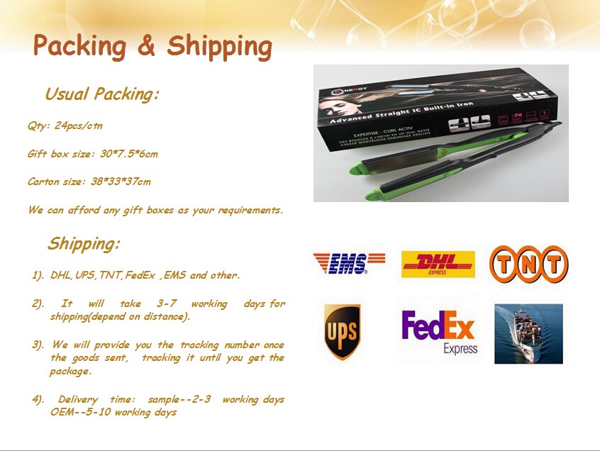 packing and shipping