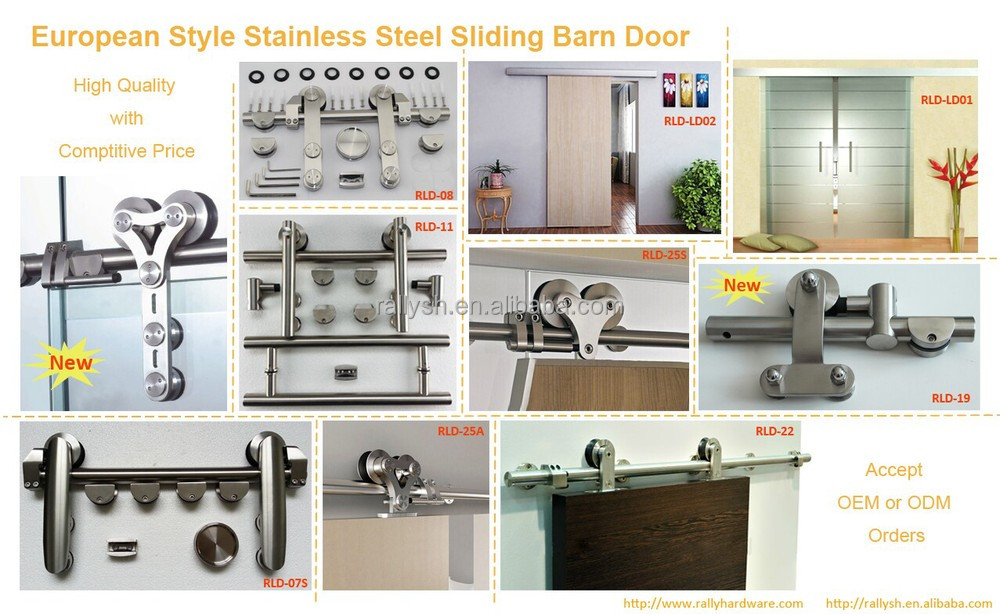 Stainless steel sliding door system