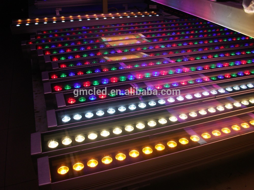 ホット販売保証3年アルミ2700 k-6500 k屋外ip65 dmx512 15ワットledウォールウォッシャー仕入れ・メーカー・工場